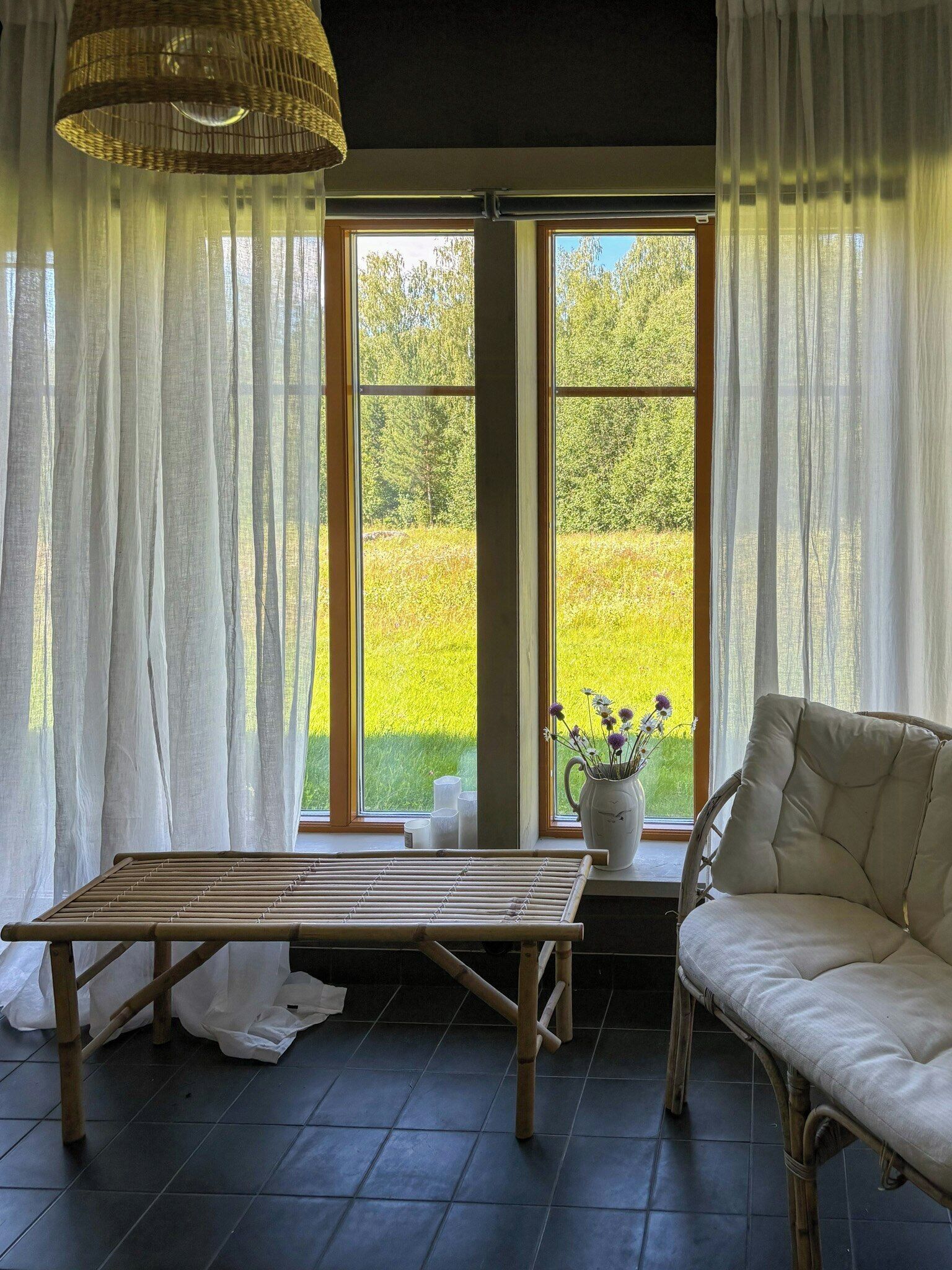 Tv och eldstad