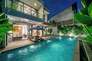 Vila Mewah, 4 kamar tidur, kolam renang pribadi | Kolam renang pribadi