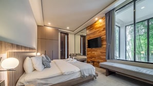 Biệt thự Cao cấp, 4 phòng ngủ, hồ bơi riêng | Bộ trải giường bằng vải cotton Ai Cập, bộ đồ giường cao cấp 