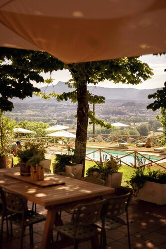 Restored farmhouse in Tuscan Casentino hills
