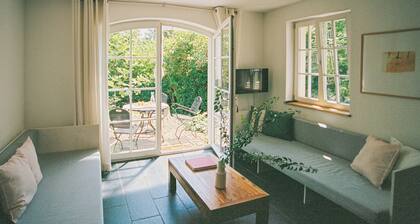 Riverside Studio with Garden Views