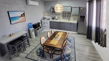View of Kitchen and Dining