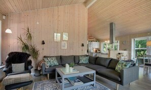 Een televisie en een open haard