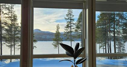 Modern cabin with panoramic views near Langedrag