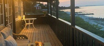Fantastisk havutsikt ved Dinestrup Strand