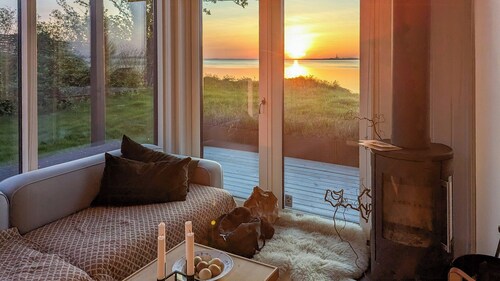 Holiday home with fjord views at Tuse Næs
