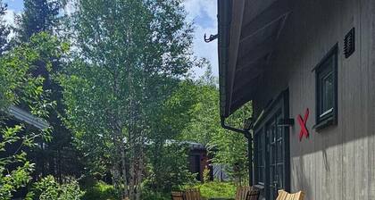 Modern mountain cabin with sauna near Klövsjö