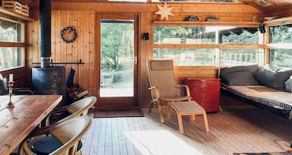 Architect-designed wooden house with scenic view