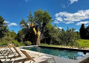 Pool - Family home on a château estate in Limousin (Saint-Priest-Ligoure)