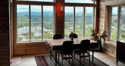 Berghütte mit Panoramablick in Valdres