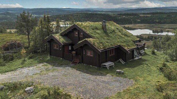 Exterior - Timber cabin with panoramic views at Spåtind (Etnedal)