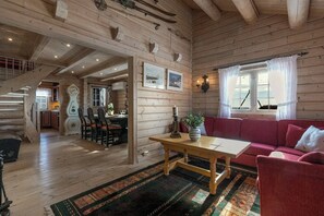 Fernseher, Kamin