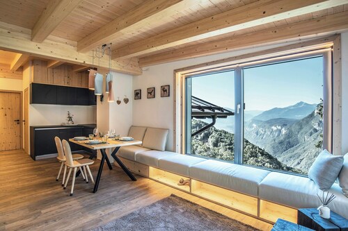 Alpine flats in Fai della Paganella
