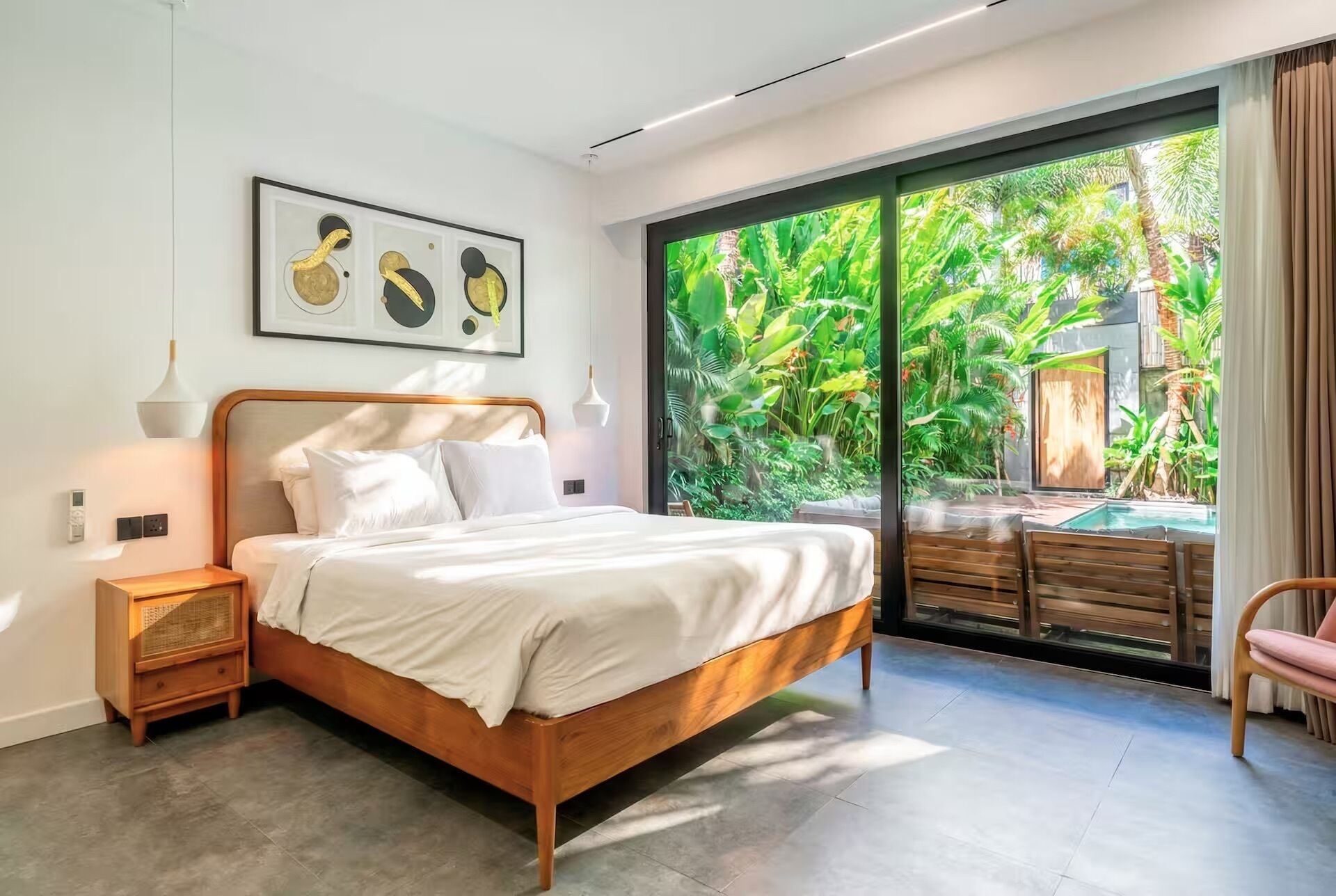 Villa Familiale, 3 chambres, piscine privée | Vue de la chambre