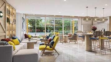 Apartment, 2 Bedrooms, Balcony, Mountain View | Lounge