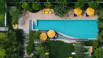 Apartment, 2 Bedrooms, Balcony, Mountain View | Pool | Outdoor pool