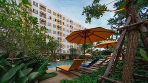 Căn hộ, 2 phòng ngủ, ban công, quang cảnh núi | Khuôn viên nơi lưu trú