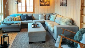 Fernseher, Kamin