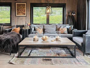 Fernseher, Kamin