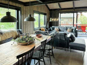 Fernseher, Kamin