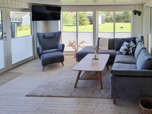 Fernseher, Kamin