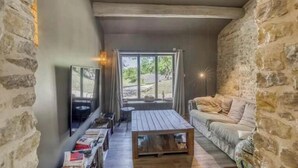 Living area - Stone house in lavender fields near Grignan (La Bégude-de-Mazenc)