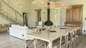 Dining - Stone house in lavender fields near Grignan (La Bégude-de-Mazenc)