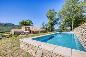 Pool - Stone house in lavender fields near Grignan (La Bégude-de-Mazenc)