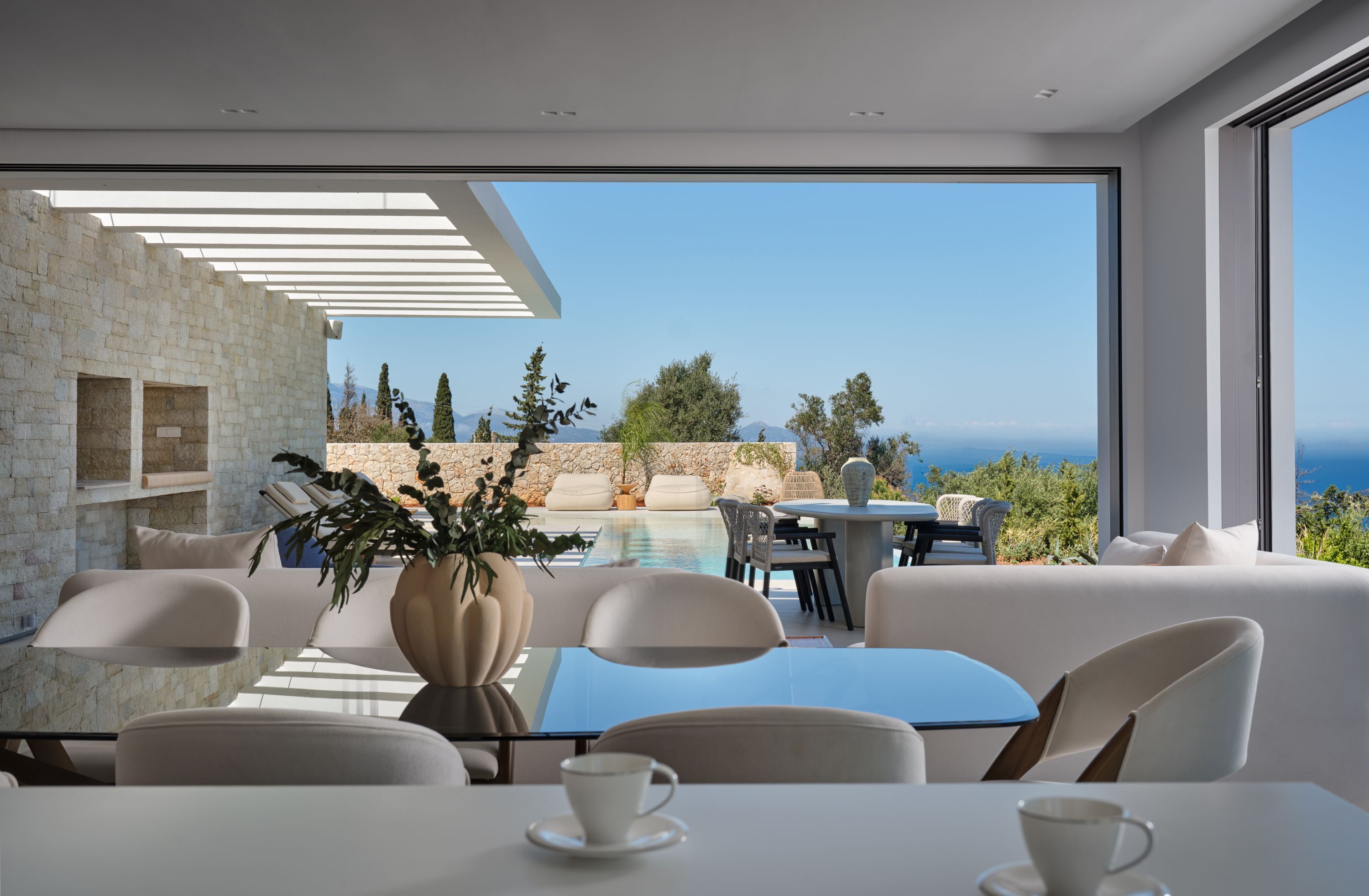 Luxury Villa, Sea View | Outdoor dining