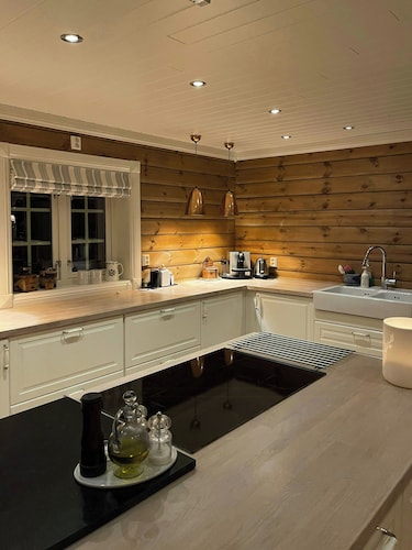 Family-built cabin at the three line