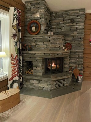 Interior - Family-built cabin at the three line (Eggedal)