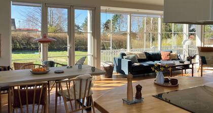 Natural light and short walk to water in home