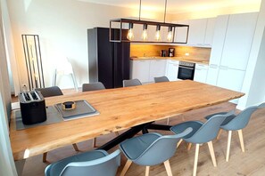 Coffee/tea maker, fridge, microwave, oven - Ruhe, Natur & Strandnähe auf Fehmarn  (Fehmarn - Sahrensdorf)
