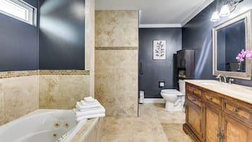 Hair dryer, towels