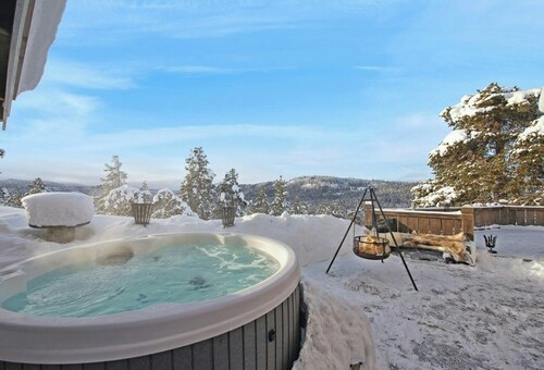 Log cabin with hot tub in Rauland