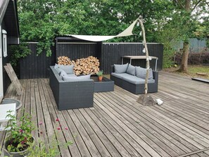 Terrace/patio - Holiday home near Gjerrild for two families (Grenaa)