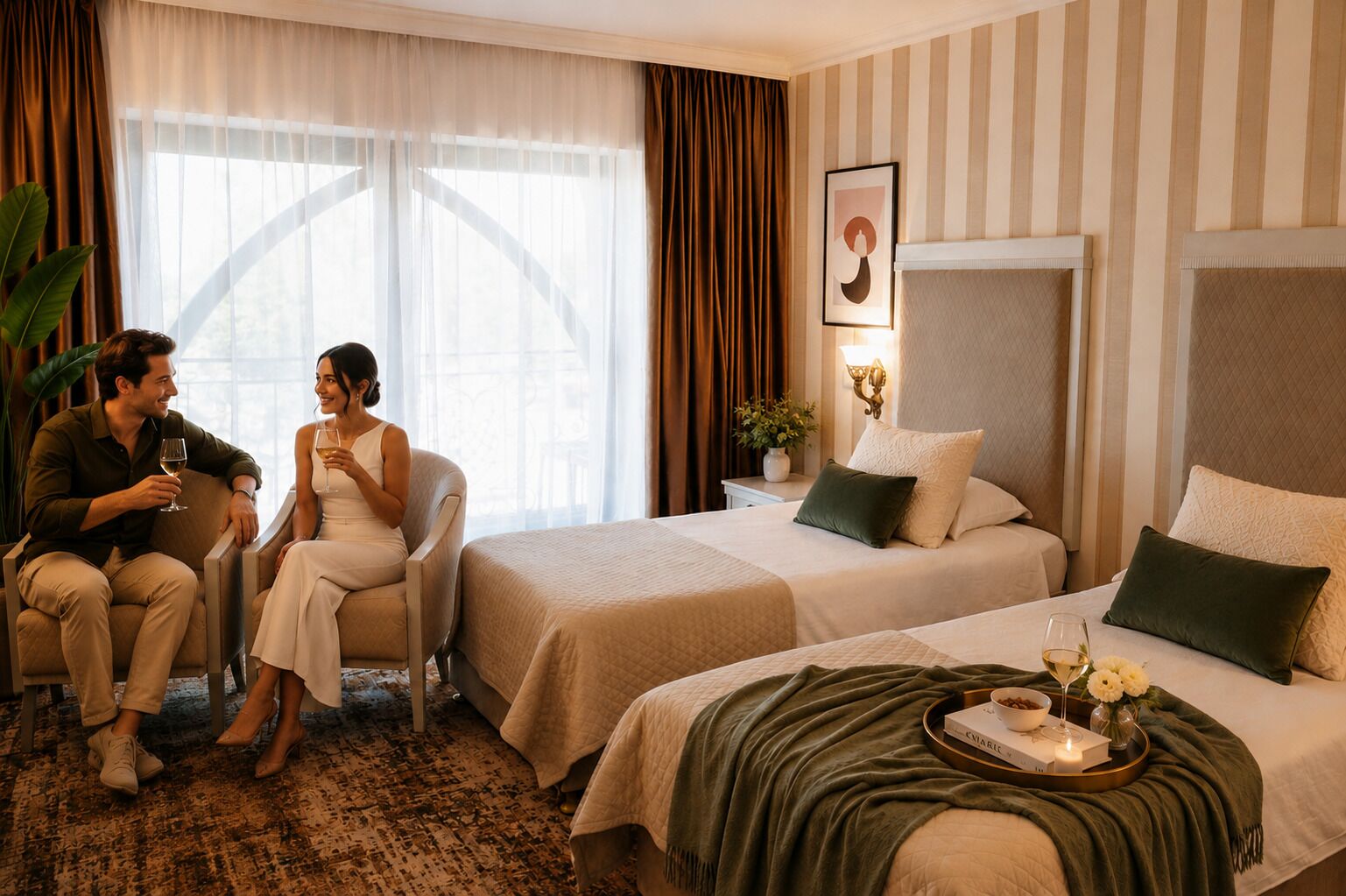 Deluxe Twin Room | Premium bedding, memory foam beds, desk, blackout drapes