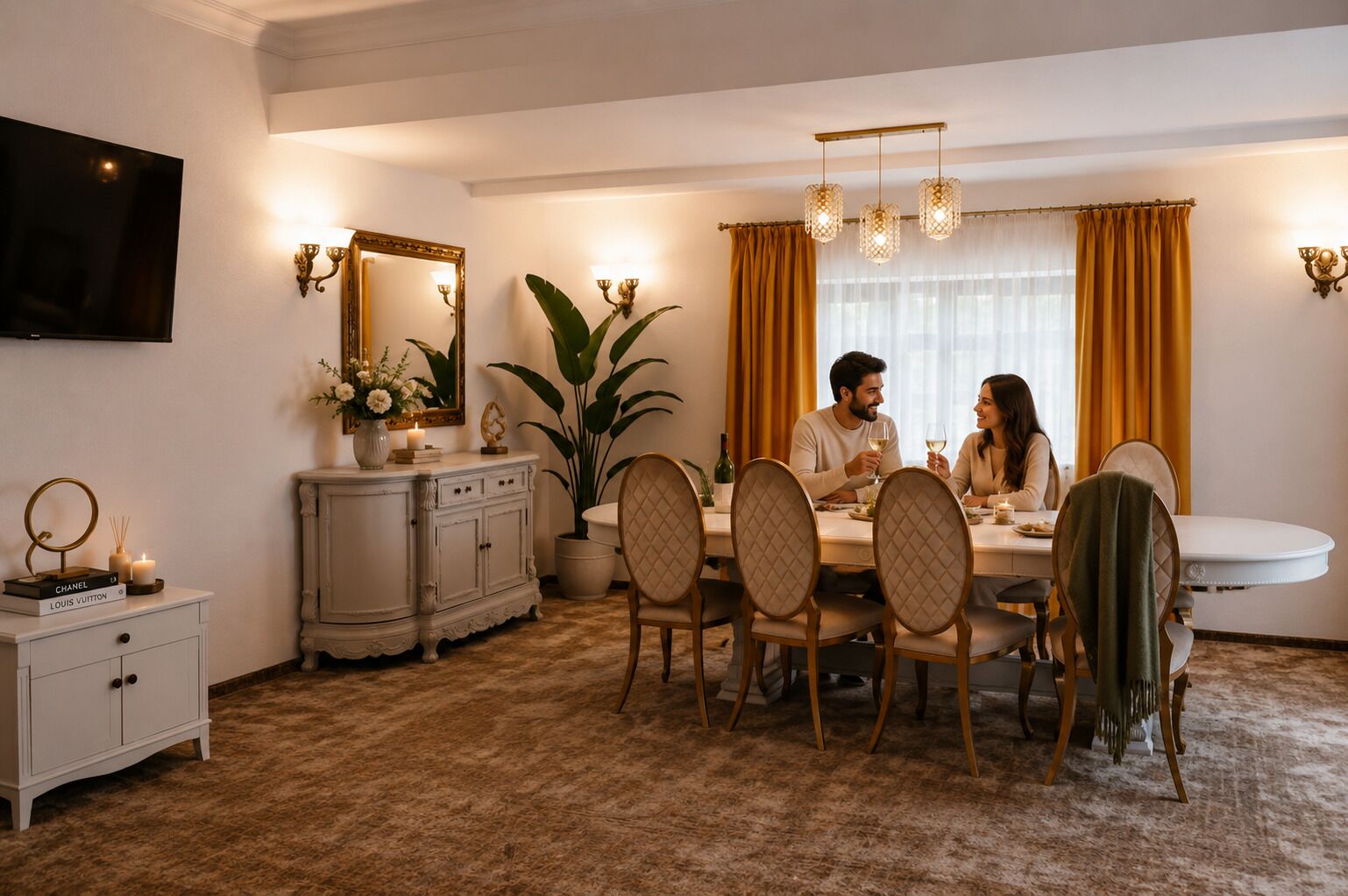 Deluxe Apartment, 1 Bedroom | In-room dining