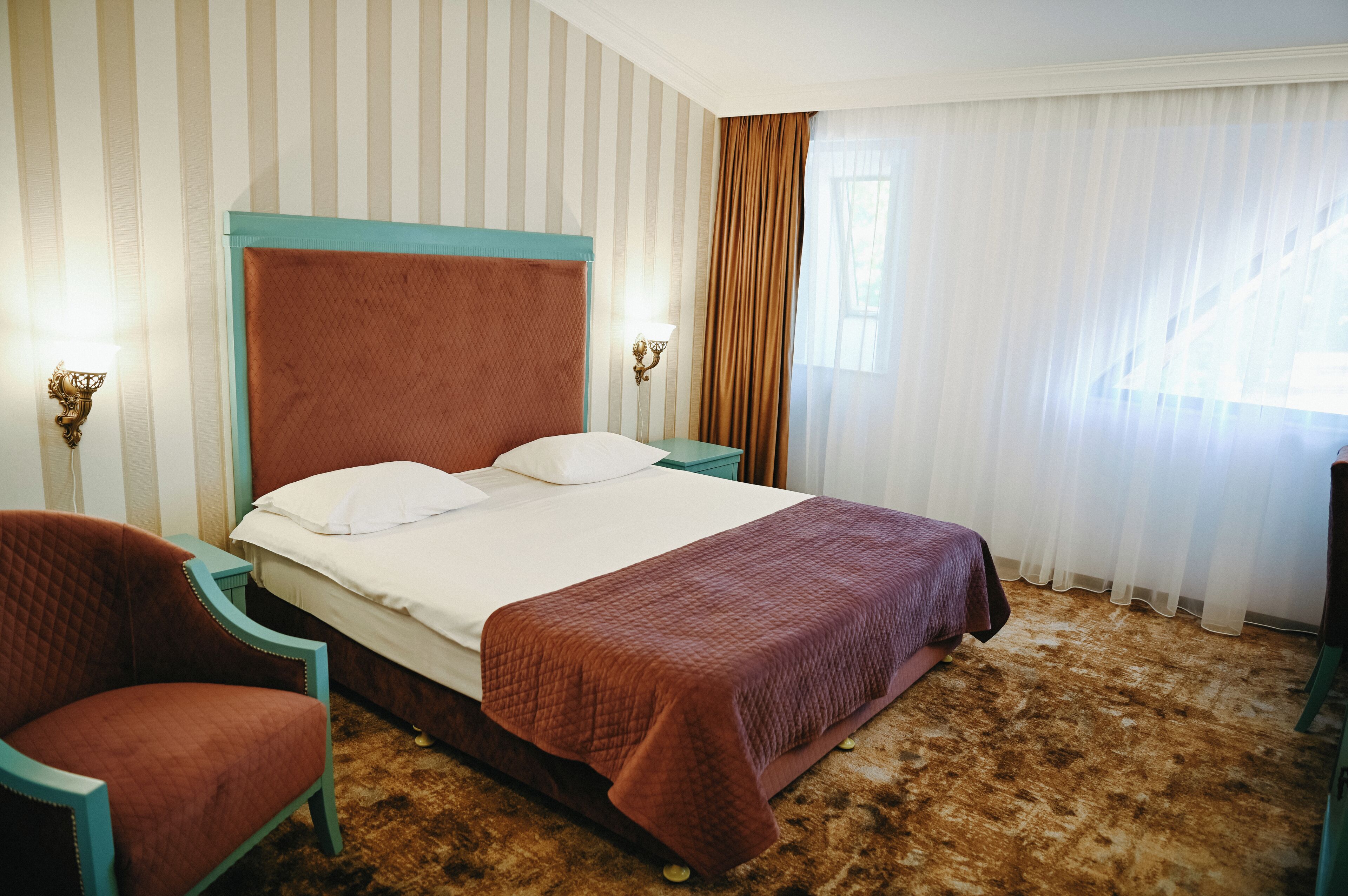 Deluxe Double Room, 1 King Bed, Garden View | Premium bedding, memory foam beds, desk