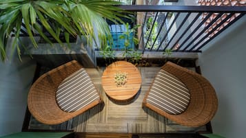 Studio, Balcony, Pool View | Balcony view