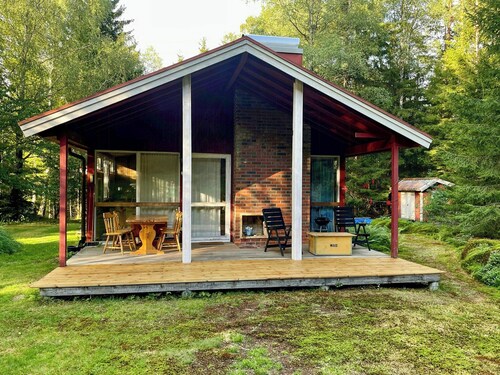 Forest cottage near the sea on Orust