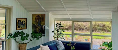 Fernseher, Kamin