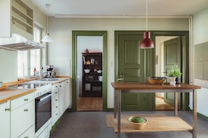 Oven, dishwasher, coffee/tea maker - Idyllic Kågården with Skovsgaard nature retreat (Rudkøbing)