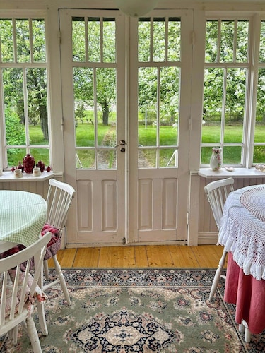 18th century house with glass porch in Småland