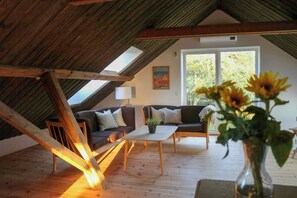 TV, fireplace - Peaceful summer house near Limfjorden (Nykøbing Mors)