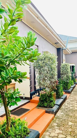 Kamar Single Ekonomi, pemandangan halaman | Halaman properti