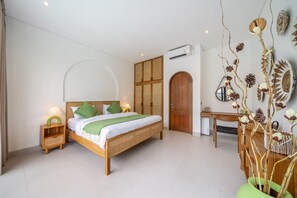 Vila superluxo, 2 quartos, piscina particular | Roupas de cama de algodão egípcio, roupas de cama premium