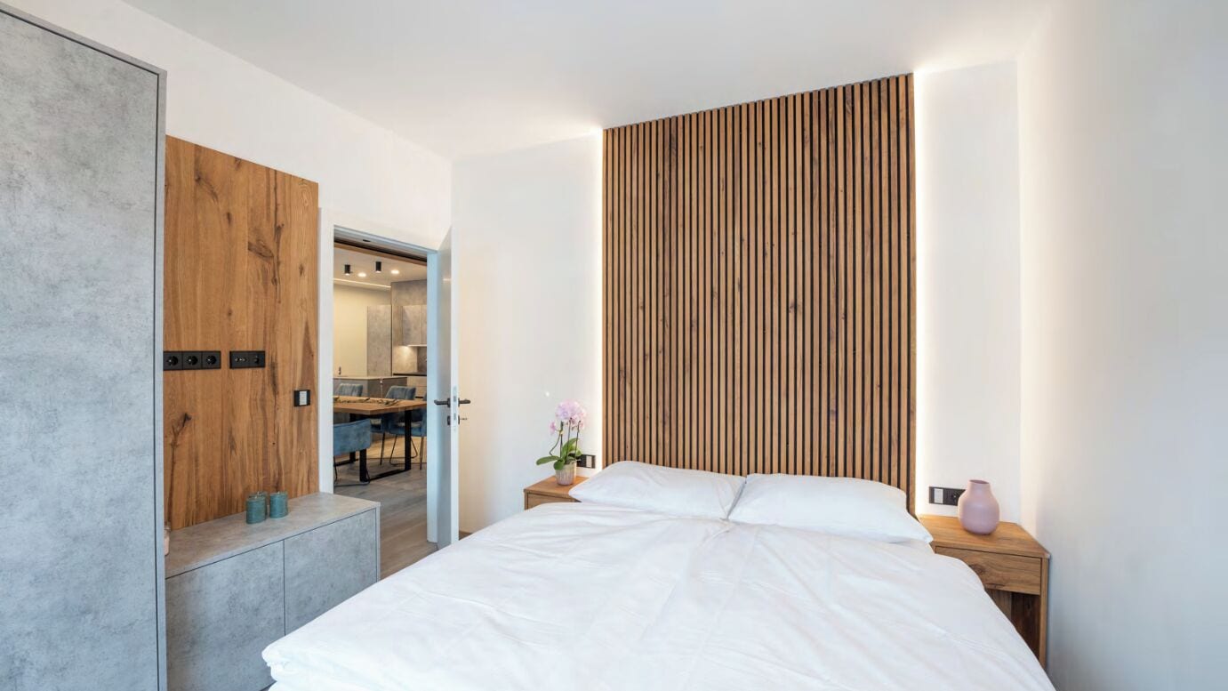 Apartment with sauna