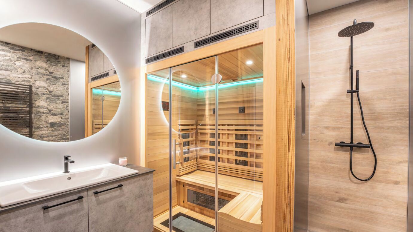 Apartment with sauna | Bathroom