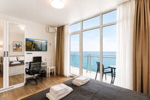 Superior-Apartment, Balkon, Meerblick